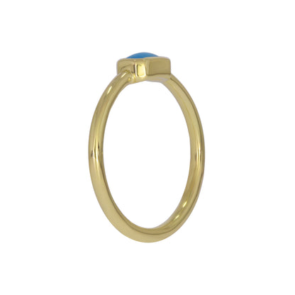 CR96339. 14k Solid Gold Gemstone Ring