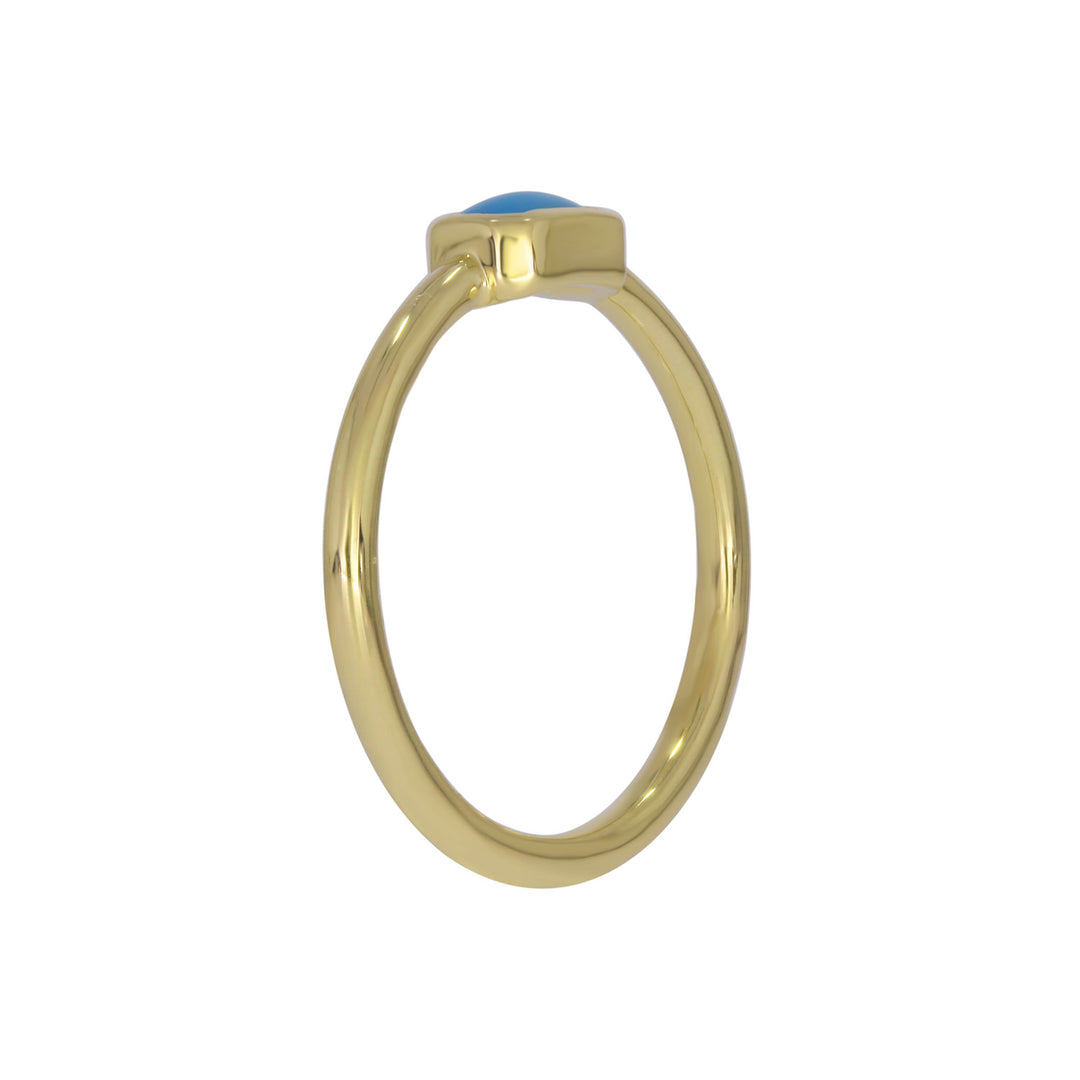 CR96339. 14k Solid Gold Gemstone Ring