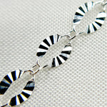 Load image into Gallery viewer, 1370SBSFSS. Sterling Silver Diamond Cut Marina Link Chain
