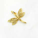 Load image into Gallery viewer, DC419. Diamond Sterling Silver Dragonfly Pendant
