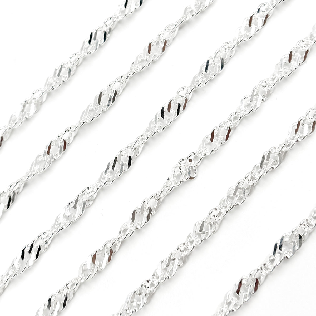 Sterling Silver Singapore Link