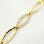 Load image into Gallery viewer, 14k Solid Gold Diamond Oval Bracelet. BR402612
