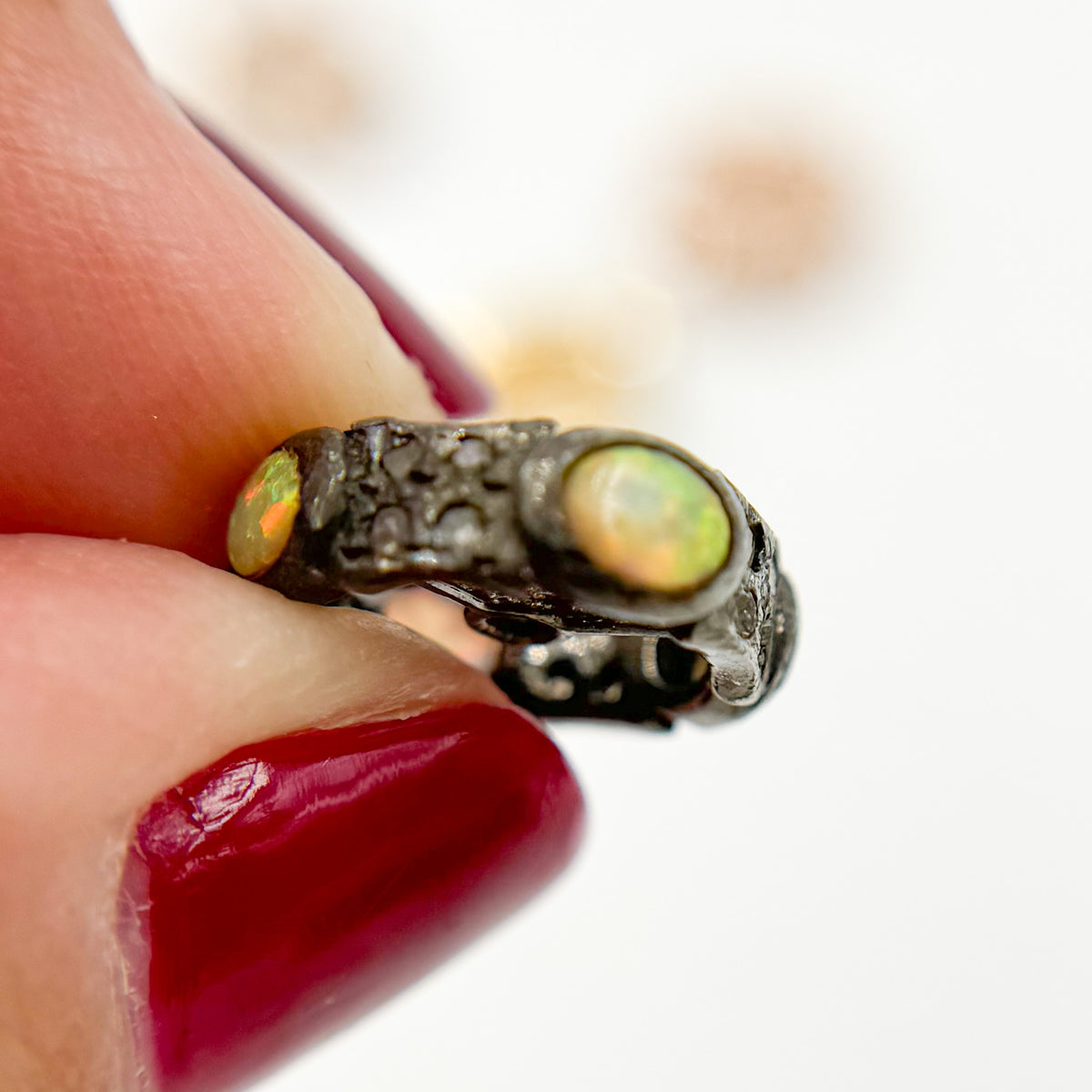 Sterling Silver Spacer Bead with Gemstone