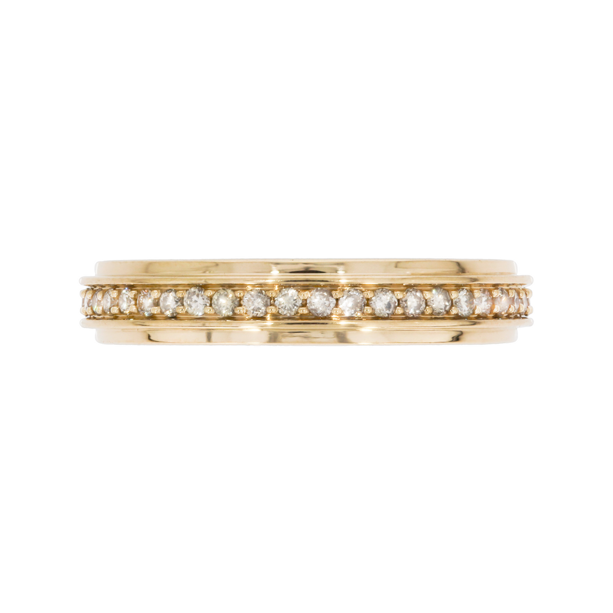 14K Solid Gold Diamond Ring.