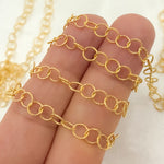 Load image into Gallery viewer, 679TW. 14K Gold-Filled Twisted Round Link Chain
