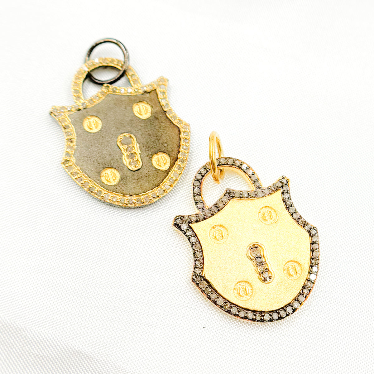 Sterling Silver Lock Pendant