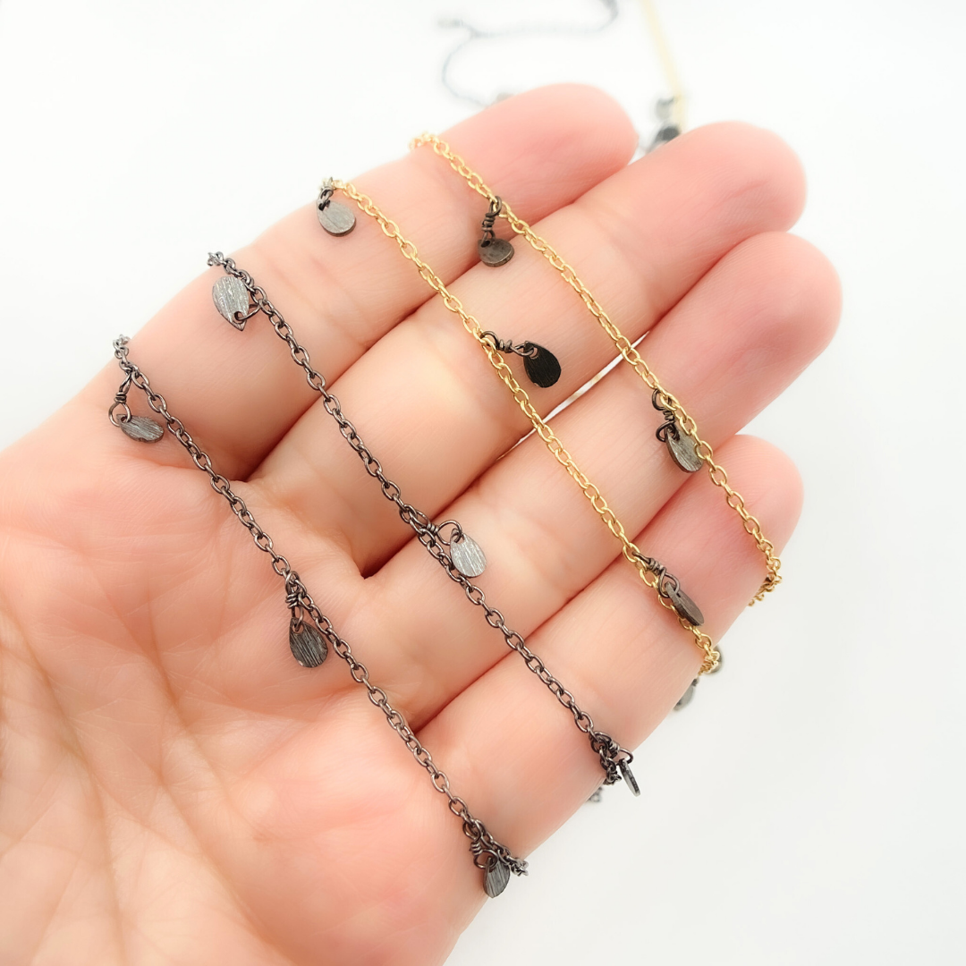 304PS. Pear Shape Dangle Chain