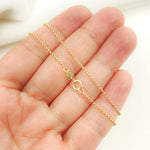 Load image into Gallery viewer, 030BETLG. 14K Solid Yellow Gold Rolo Chain
