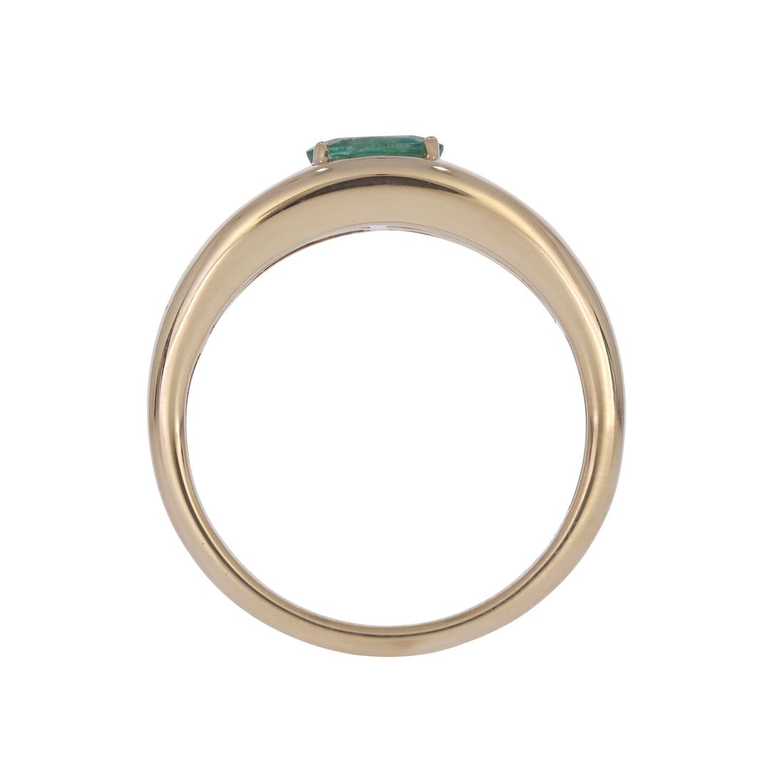 CR97420-6X4. 14K Solid Gold Diamond and Gemstone Ring