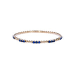 Load image into Gallery viewer, BNZ68568. 14K Solid Yellow Gold Gemstone Bangle