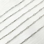 Load image into Gallery viewer, 568OX. Oxidized Sterling Silver Dapped Bar Chain
