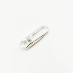 Load image into Gallery viewer, 1356SS. 15MM White Sterling Silver Oval Clasp
