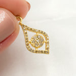 Load image into Gallery viewer, DC079. Diamond Sterling Silver Drop Pendant
