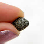 Load image into Gallery viewer, 925 Sterling Silver Rhombus Pave Diamond Bead. DC832
