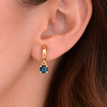 Load image into Gallery viewer, CMF00356B. 14K Solid Gold Diamond Square Charm