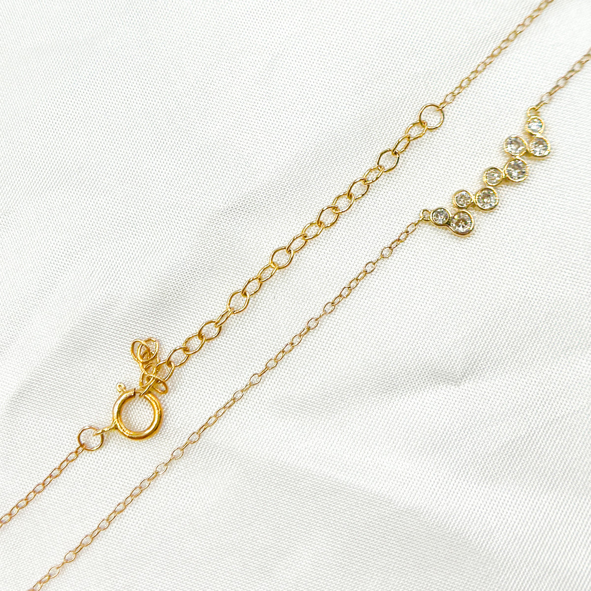 NFD70251. 14K Solid Gold Diamond Necklace