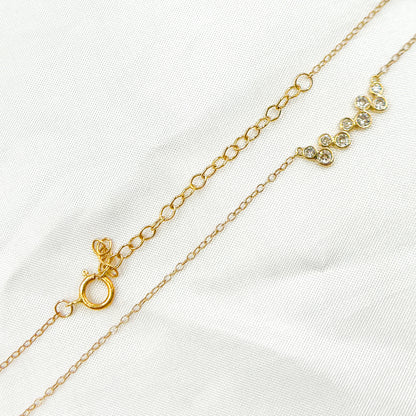 NFD70251. 14K Solid Gold Diamond Necklace