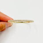 Load image into Gallery viewer, BNN68434. 14K Solid Gold Diamond Bangle