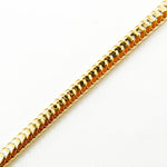 Load image into Gallery viewer, 120CCTD. 14k Solid Yellow Gold Snake Necklace