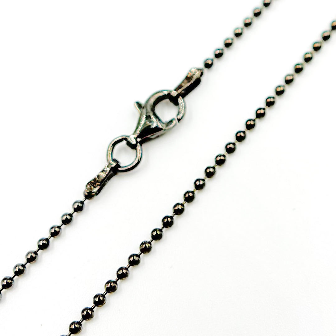 Buy Now Rhodium Bead Necklace