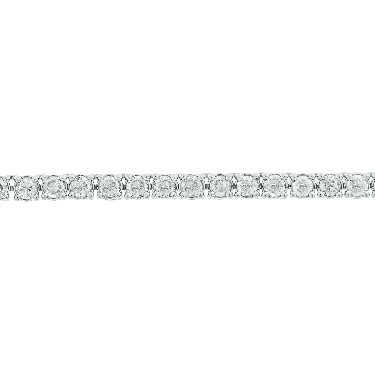 NFS71713. 14K Solid Gold Diamond Tennis Choker Necklace