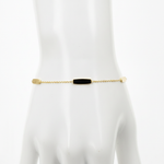 Load image into Gallery viewer, BR4900. 14k Solid Yellow Gold Bars Link Bracelet