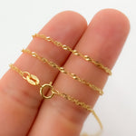 Load image into Gallery viewer, Solid Gold Singapore Chain

