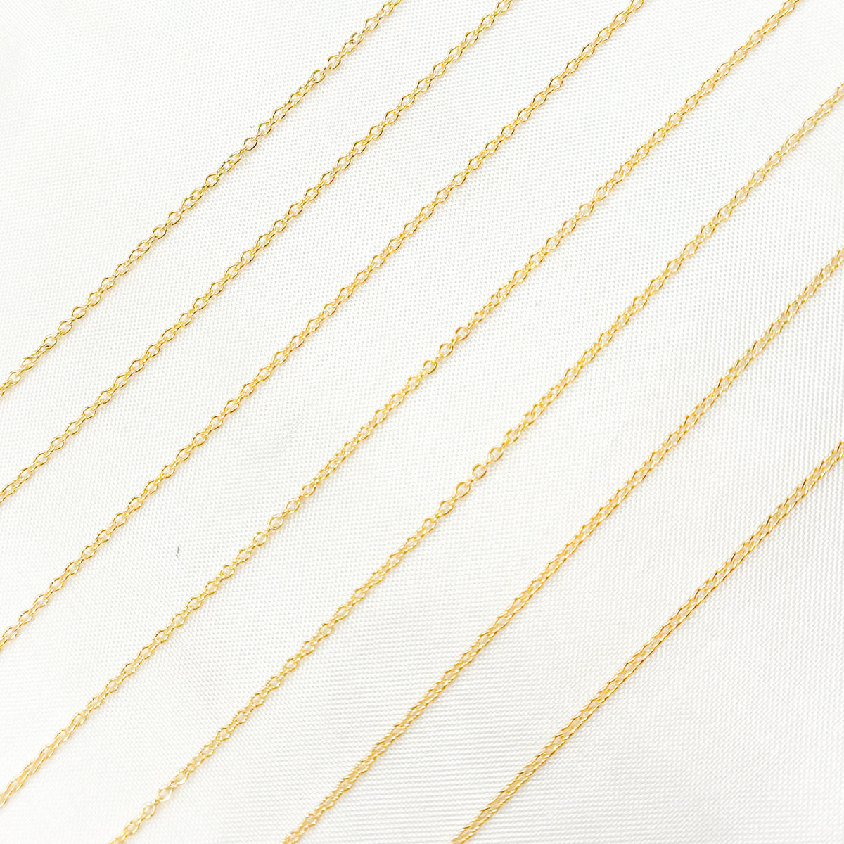 14K Solid Gold Cable Chain