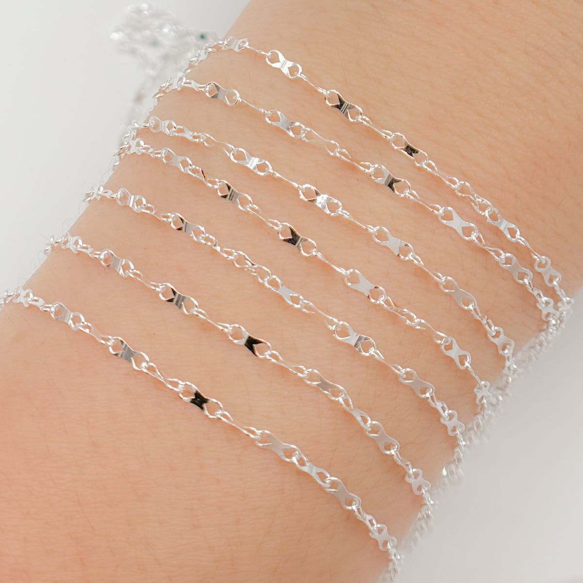 Silver Bold Infinity Link Chain