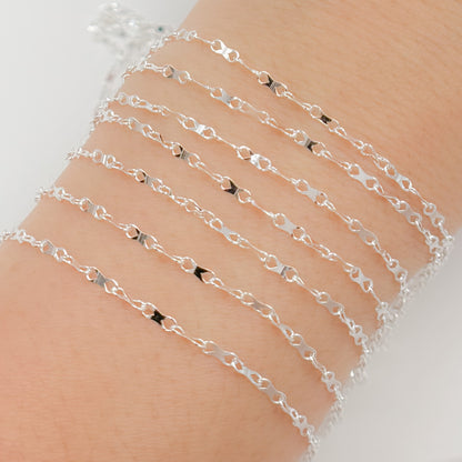 Silver Bold Infinity Link Chain