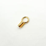 Load image into Gallery viewer, 4000771. 1MM Gold Filled Crimp Endcap with Ring
