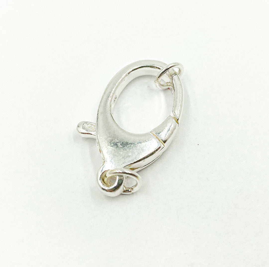 Sterling Silver Pear Clasp 25x15mm