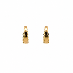 Load image into Gallery viewer, EHD57674EM. 18K Solid Gold Diamond and Emerald Earrings
