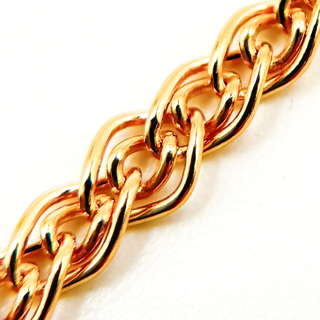 V281GF. 14k Gold Filled Double Curb Chain.