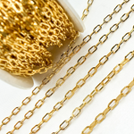 Load image into Gallery viewer, Gold Plated 925 Sterling Silver Diamond Cut Cable Link Chains