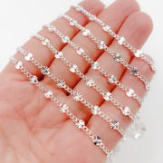 Buy Sterling Silver Curb Chain with Textured Disc Link