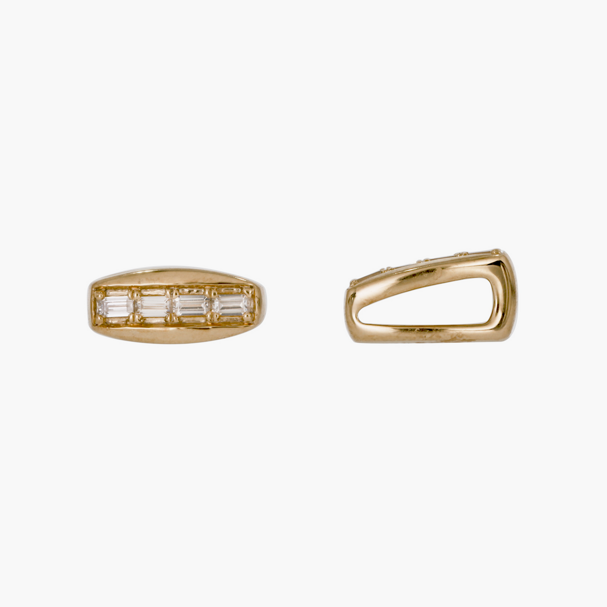CMA00108. 14K Solid Gold Diamond Charm