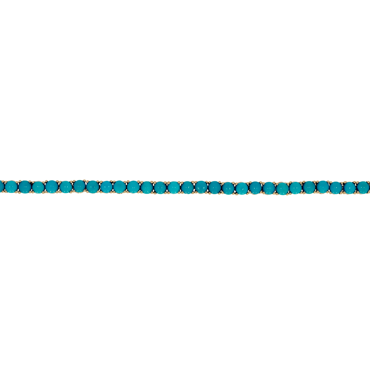 BTZ65191TQ. 14K Solid Gold Turquoise Bracelet