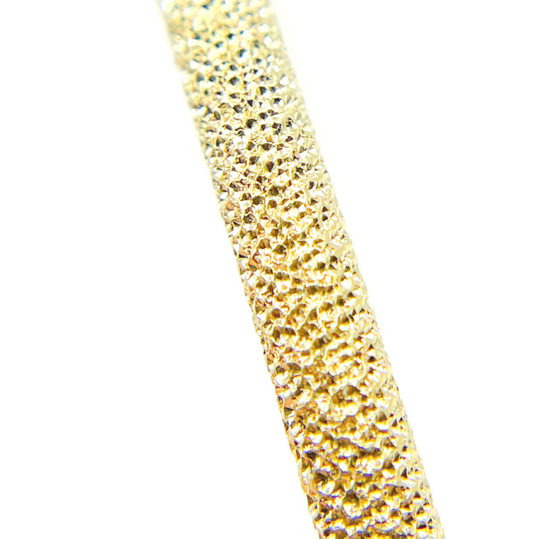 Bangle9. 14K Gold Textured Bangle