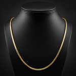 Load image into Gallery viewer, 240CCTD. 14k Solid Yellow Gold Snake Necklace