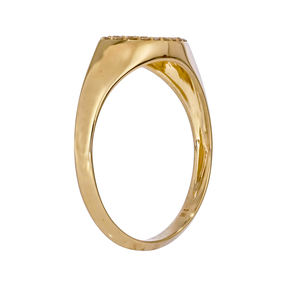 14K Solid Gold Diamond Ring.