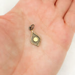 Load image into Gallery viewer, DC065. Diamond Sterling Silver Drop Pendant
