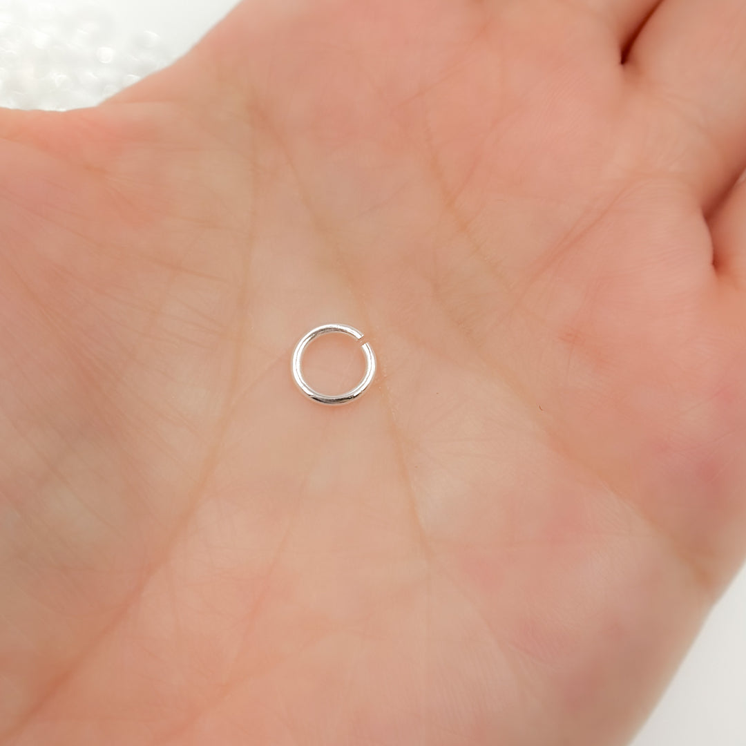 Buy White Sterling Silver Open Jump Ring