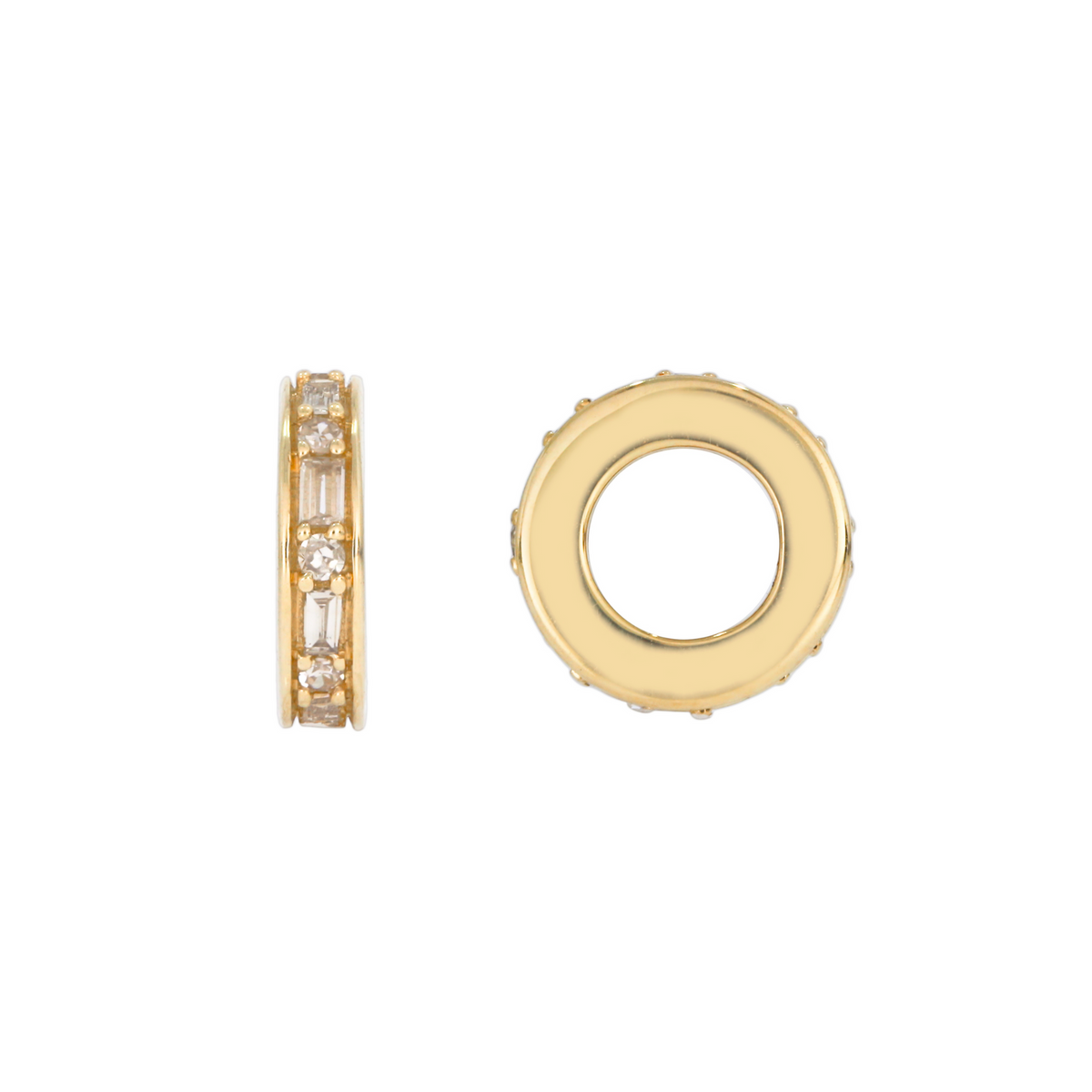 CMB00106. 14K Solid Gold Ring Charm