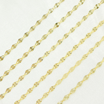 Load image into Gallery viewer, 040FA1P122byFt. 14k Solid Yellow Gold Marina Diamond Cut Link Chain
