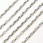 Load image into Gallery viewer, 501OX. Oxidized Sterling Silver Smooth Box Chain
