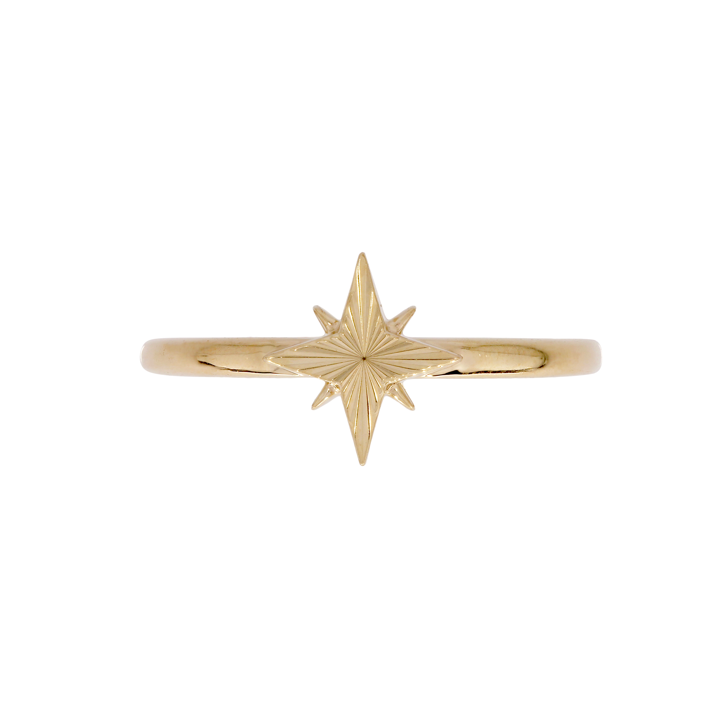 Buy Online 14K Solid Gold Elegant Star Ring Design