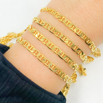 Load image into Gallery viewer, Y77GP. Gold Plated  925 Sterling Silver Marina Chain
