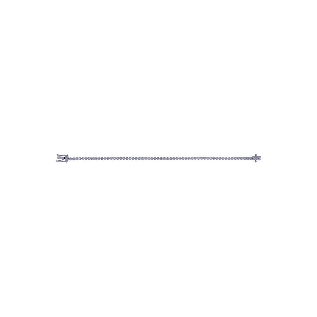 BTN65183. 14k Solid Gold Diamond Tennis Bracelet