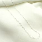 Load image into Gallery viewer, 1606SSNecklace. Sterling Silver Paperclip Finished Necklace
